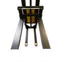 Gerbeur semi électrique, charge 1500 Kg, levée 2500 mm, fourches réglables